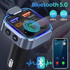 Wireless Car FM Transmitter Hands free Kit Bluetooth MP3 Adapter USB Charger