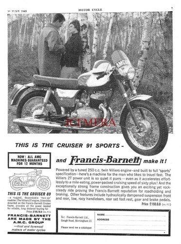 Francis barnett 250cc cruiser - francis-barnett, '250cc