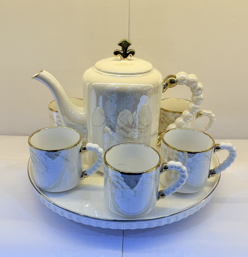 8pcs beaded ceramic - 8pcs,