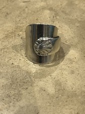 925 Sterling Silver Hallmarked Spoon Ring