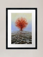 tree design art Framed Art