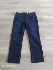 M&S Women's Blue Jeans Stretch Size 16 New Straight Leg