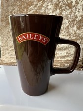 Baileys Tall Brown Mug with logo, R & A Bailey & Co, Ht 13 cm