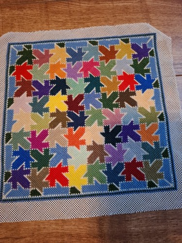 Handmade completed tapestry