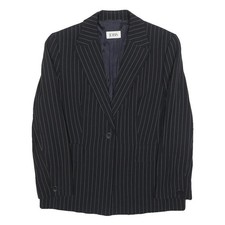 JOBIS Womens Black Pinstripe