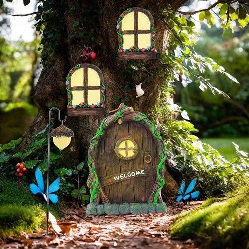 Pack fairy doors - 4, garden
