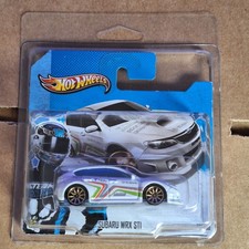 2013 Hot Wheels Subaru WRX STi HW City Short Card 25/250 IN PROTECTOR