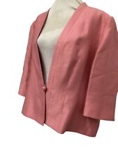 Jacques Vert Coral Jacket Size 24 Ec