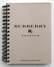 BURBERRY Prorsum Fashion Press Show Look Book Autumn/Winter 2004/05, Limited. RARE!
