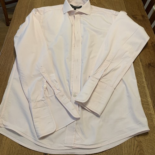 Gieves hawkes pink shirt 16 - shirt, uk