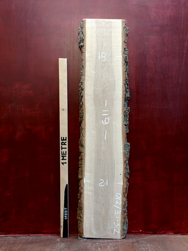 Oak board 119x19 21cm waney - ,