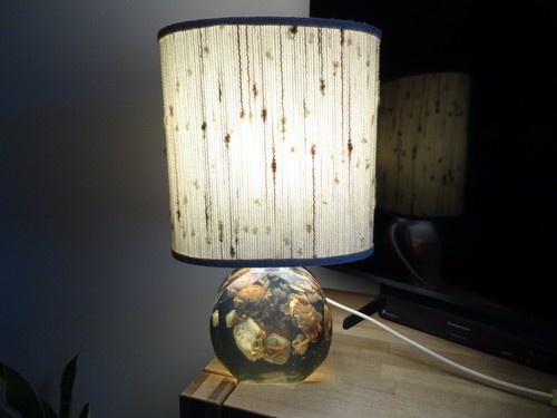 Vintage sealife lucite - sealife, lamp