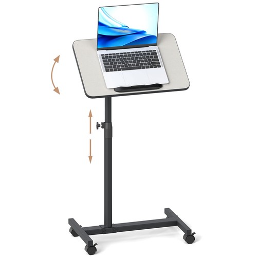 Tilting overbed table - overbed, bedside