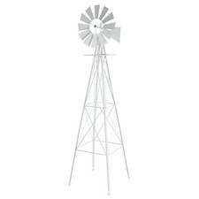 8FT Metal Windmill Garden