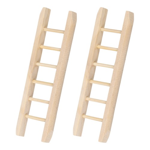 10pcs mini wooden step ladder - wooden,