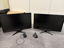 2X Acer G246HL Monitor | Full