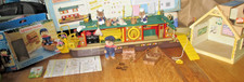 Sylvanian Families River Canal Boat+Accs+Box+Extra Captain Seadog/4 Crew/Cottage