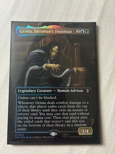 Grima sarumans footman mtg - grima,,