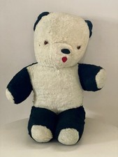 Vintage black white panda - black,