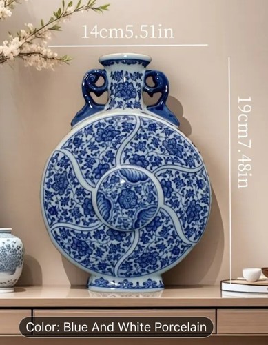 Elegant blue white poreclain - &,