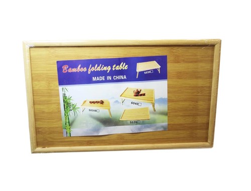 Bamboo folding table - folding,
