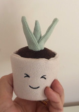 JELLYCAT  SILLY SEEDLING LAUGHING  - SMALL PLANT  POT PLUSH - 4"