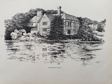 1903 Antique Print: Plumpton