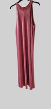 TU SAINSBURYS PINK SHIMMER SUMMER DRESS - SIZE 12 NEW
