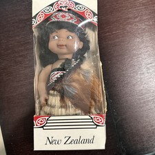 New Zealand Maori Tribe Doll