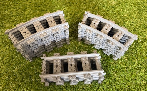 Lego train track 15x - track,