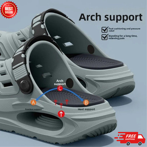Arch support clogs garden - arch,