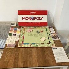 Vintage Waddingtons Monopoly Original Classic 1975 Edition Board Game COMPLETE