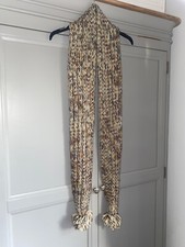 NEXT Wool Long Scarf Bobble
