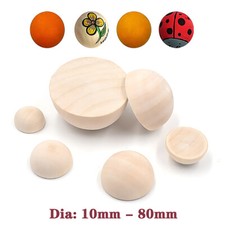 Half Wooden Beads DIY