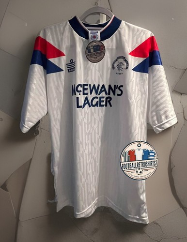 Rangers 1990 away shirt - rangers,