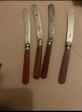 Art Deco Butter Knife 4 Silver