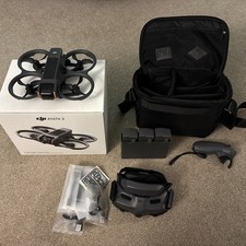 DJI Avata 2 Fly More Combo 3 Batteries, Goggles