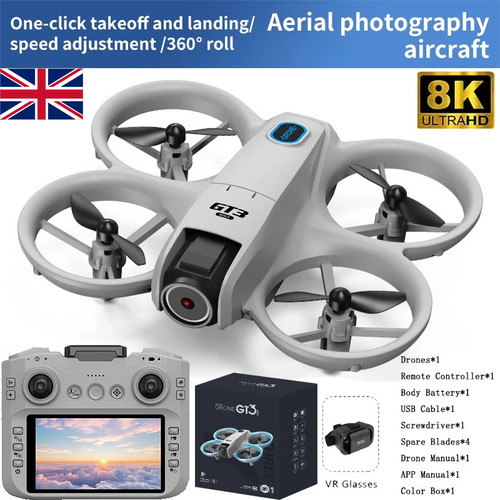 Gt3 max drone remote - 8k,