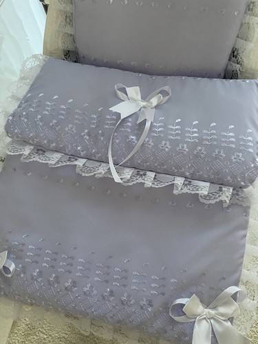 Lilac and white dolls - lilac,