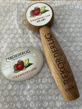 Oval 3D Beer Pump Badge Lens And Tap Handle Rekorderlig Cider New.