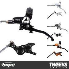 Hope Tech 4 V4 Hydraulic Disc Brake Kit, Inc Lever, Hose, 4 Piston Caliper, Pads