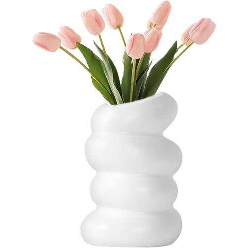 Flower vase plastic spiral - vase,