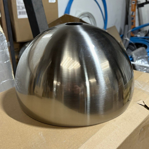 Brushed nickel large - brushed, (35cm