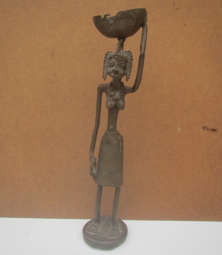 Old african bronze tribal - african,