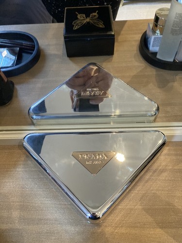 Prada triangle cosmetic - triangle,