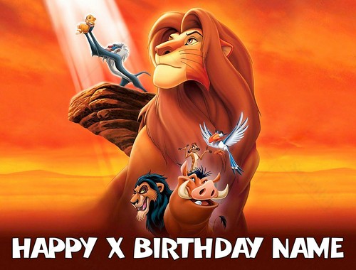 Lion king cake - lion,