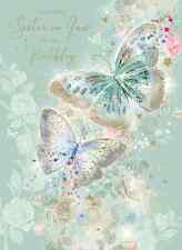 Birthday Card Sister-In-Law - Female Foil Finish Cherry Orchard 125mm x 174mm