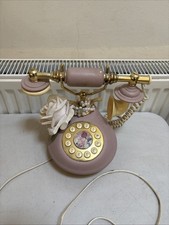 Mybelle Cherie 383 Vintage French Retro Push Button Telephone PINK