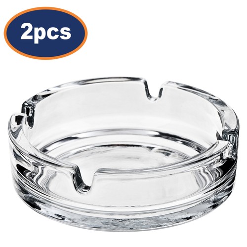Glass ashtray 2pcs sozali - glass,