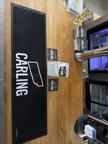 Carling beer rubber bar runner - carling,